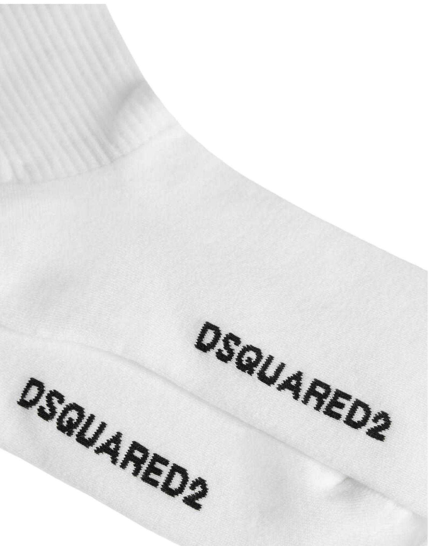 Chaussettes pour l'homme DFV143020 blanc / rouge DSQUARED2