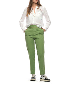 Pantalones para la mujer 10319 MY PANTS GREEN FORTE_FORTE