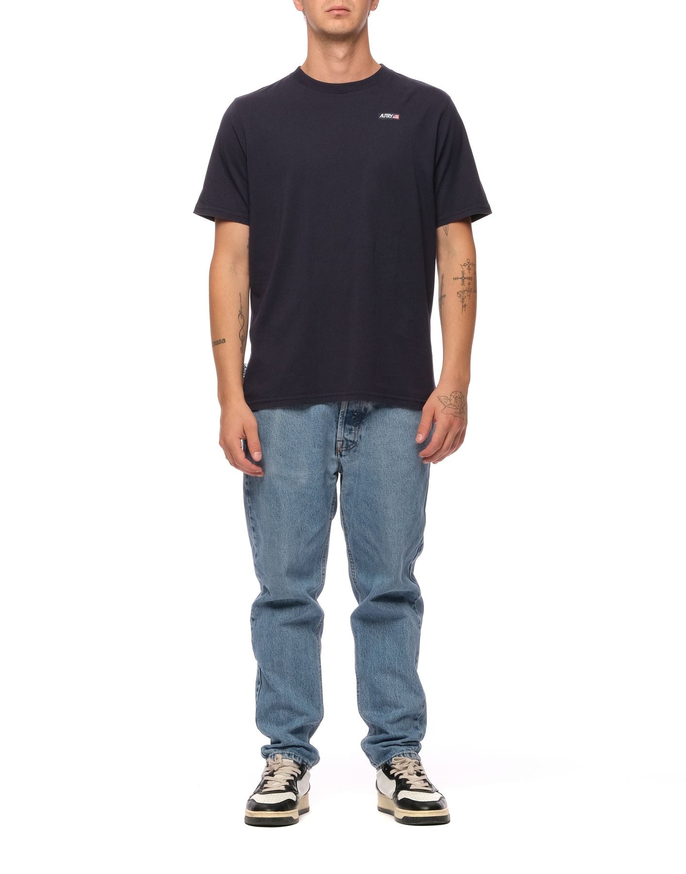 T-Shirt Man Tsim 401b Blau Autry