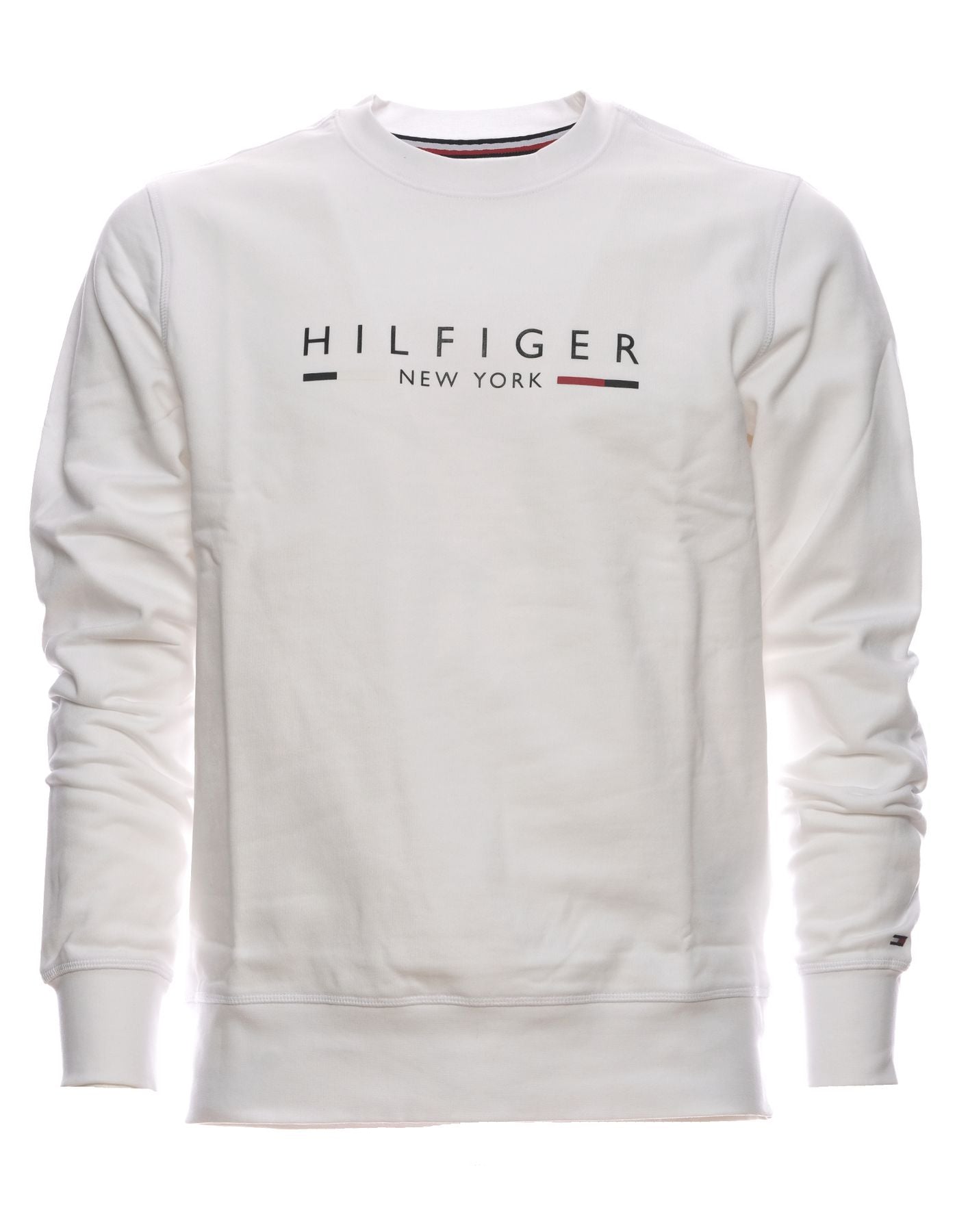 Sweatshirt for man MW0MW29324 YBR WHITE TOMMY HILFIGER