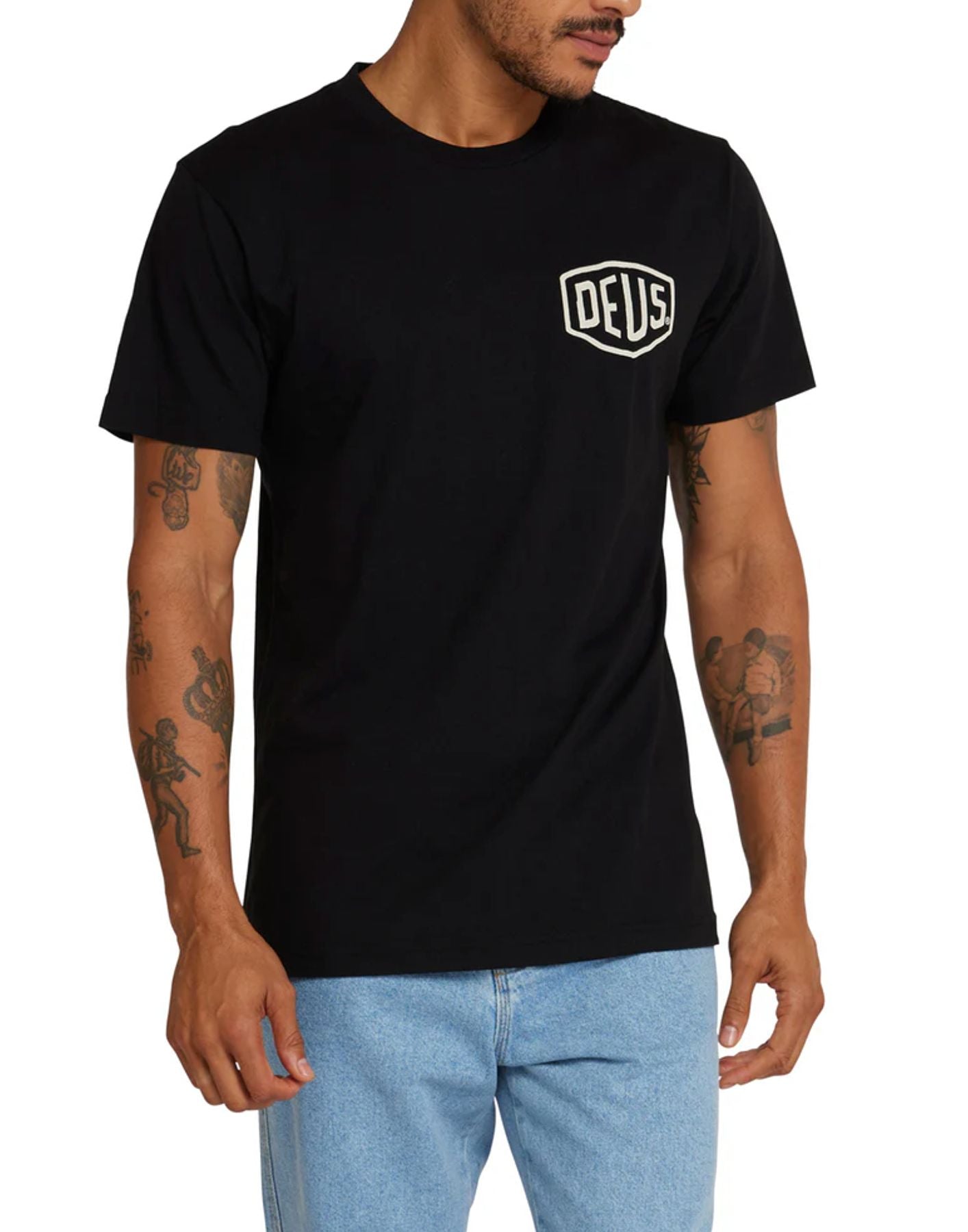 T-shirt da uomo DMW41808D MILANO BLACK Deus Ex Machina