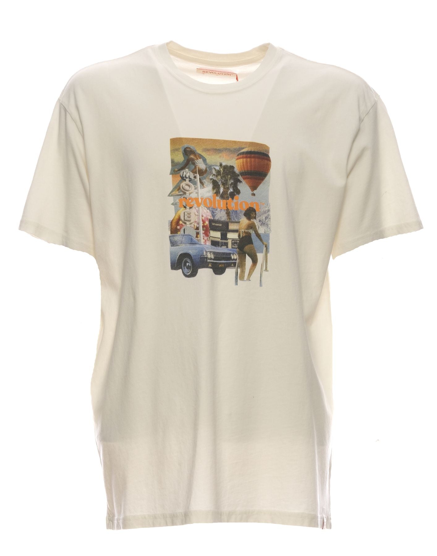 T-Shirt für Männer 1319 aus Weiß Revolution