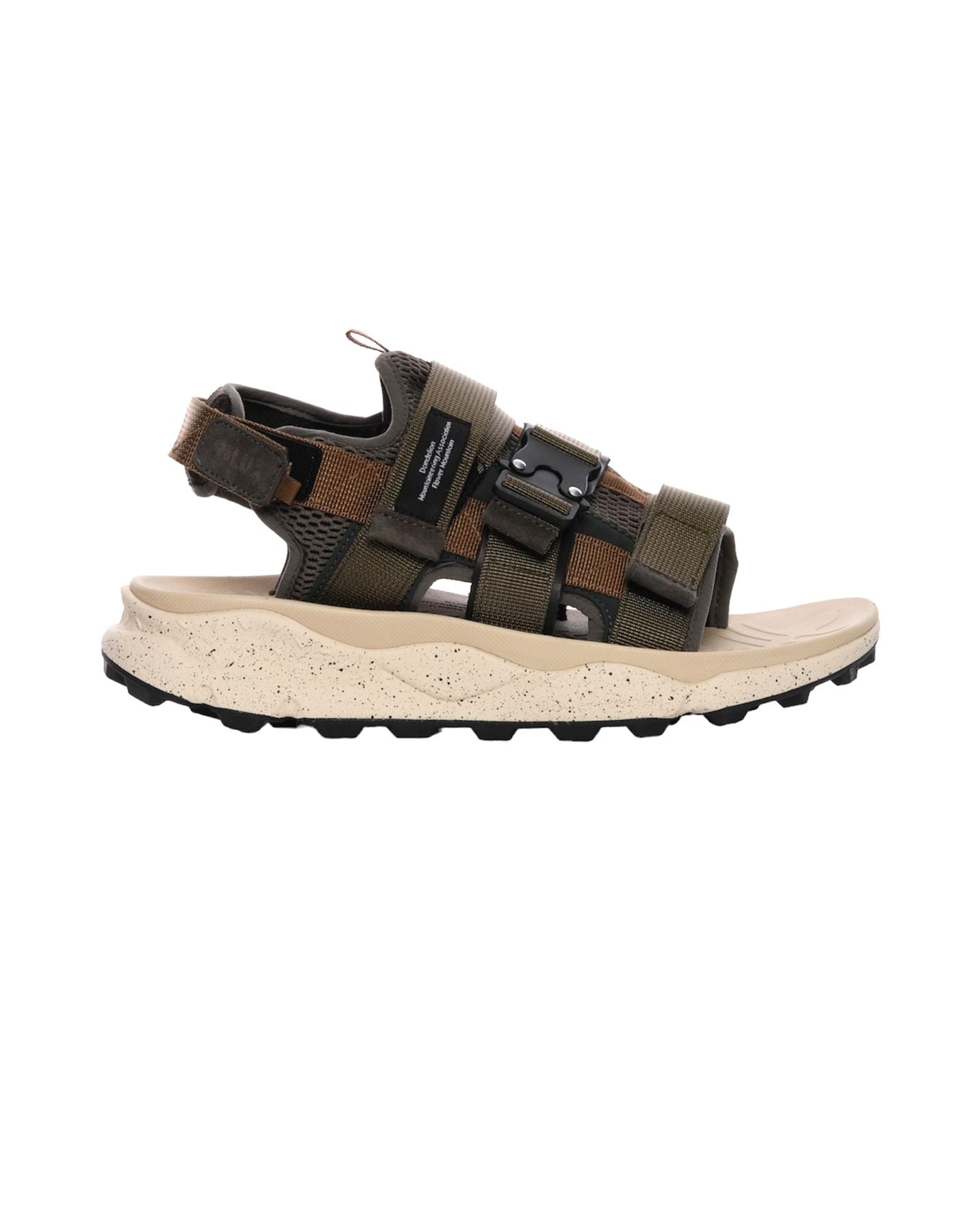 Sandals for woman SPEC MILITARY GREEN Flower Mountain