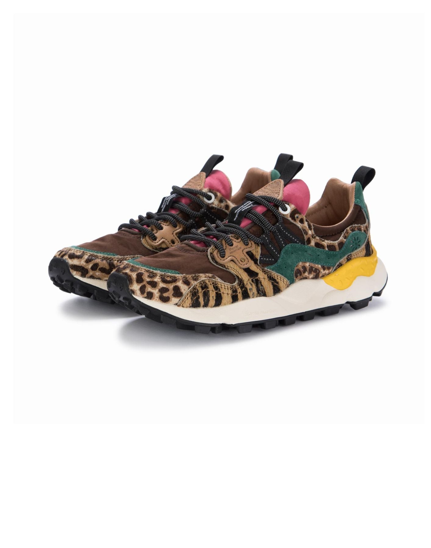 Shoes for woman YAMANO 3 UNI BROWN MULTI Flower Mountain
