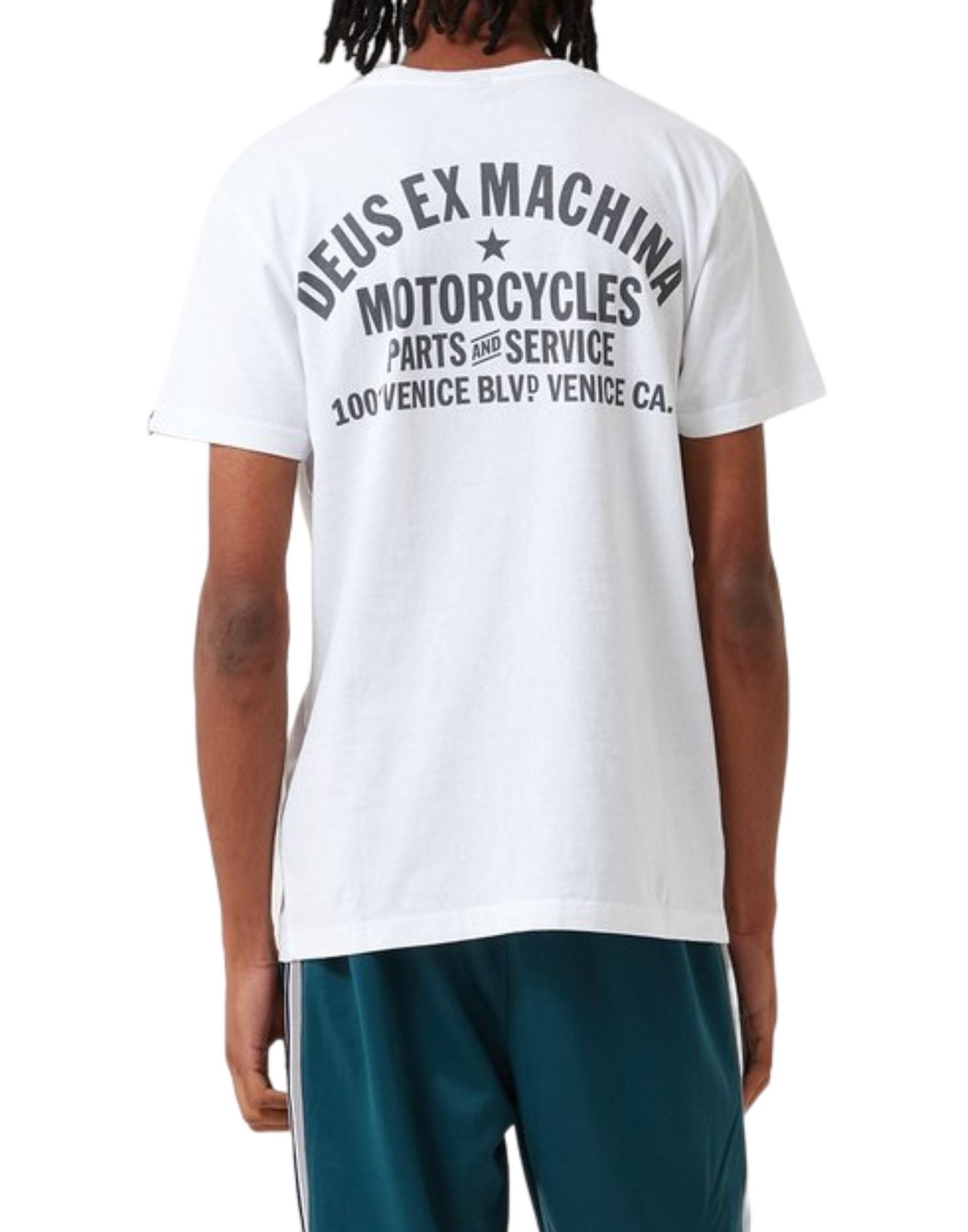 T-shirt da uomo DMW41808C White Deus Ex Machina