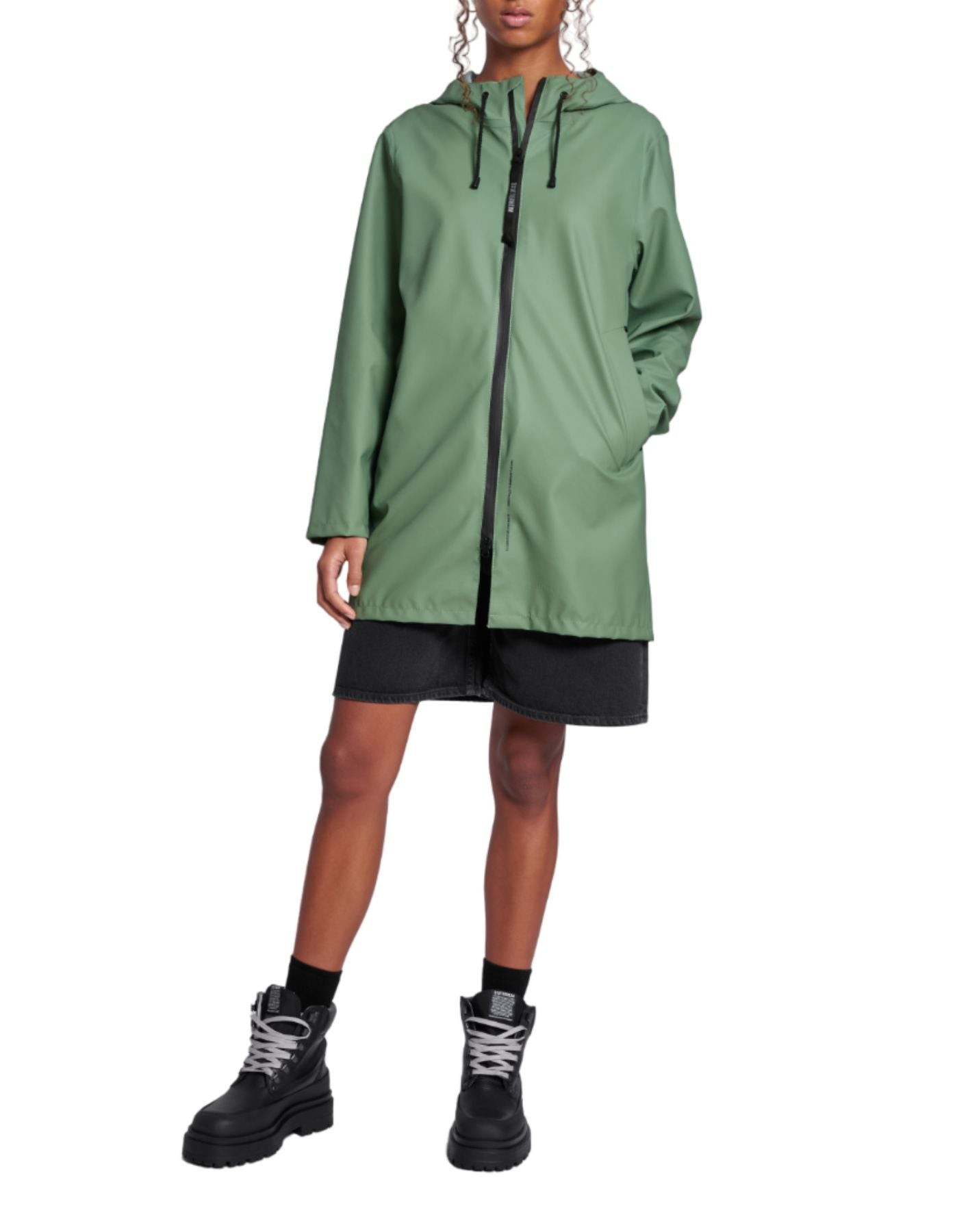 Raincoat for woman 3235 LODEN GREEN STUTTERHEIM