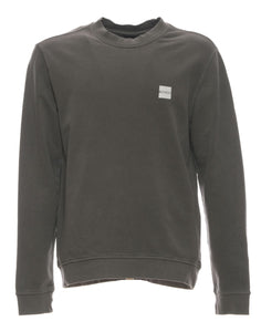 Sweatshirt for man EOTM160AE79W CARBON BLACK OUTHERE