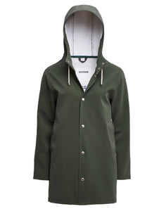 Raincoat for man 3217 SUEDE GREEN STUTTERHEIM