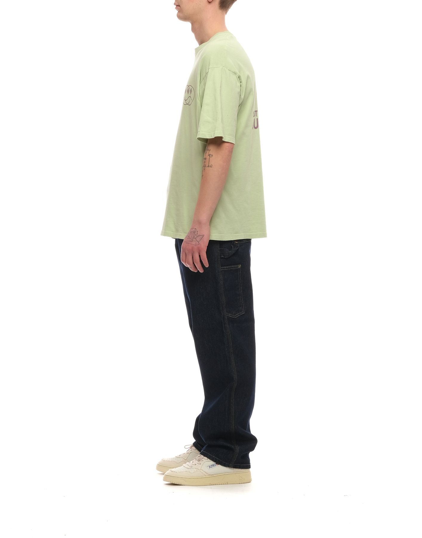 Camiseta para el hombre P23AMU029CA16XXXX Pálido verde Amish