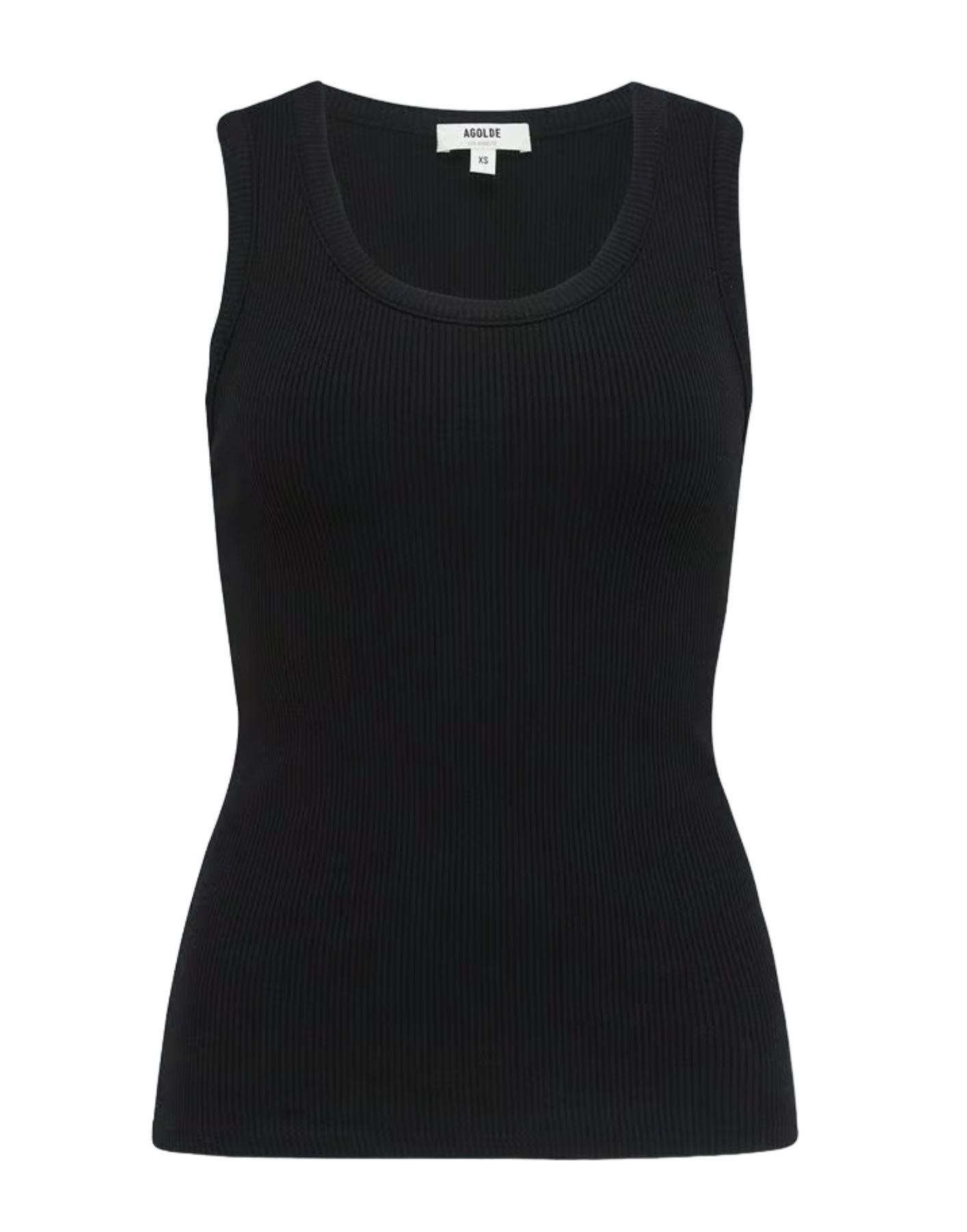 Tank top for woman A7056-1260 BLACK Agolde
