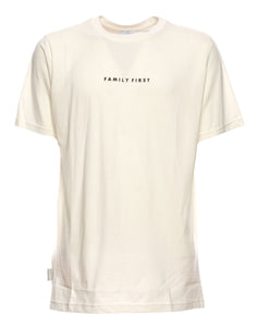 T-Shirt für Man Box Logo Weiß Family First