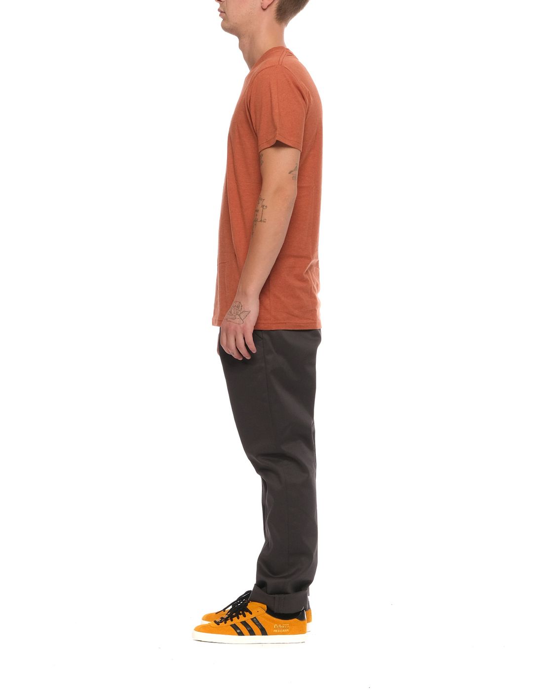 T-shirt pour l'homme 1294 orange-mel REVOLUTION