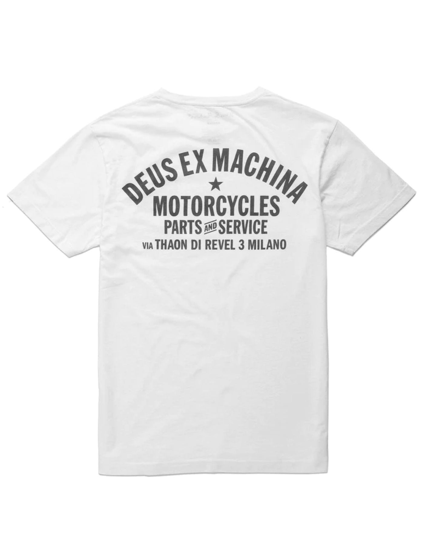 남자 DMW41808D Milano White를위한 티셔츠 Deus Ex Machina