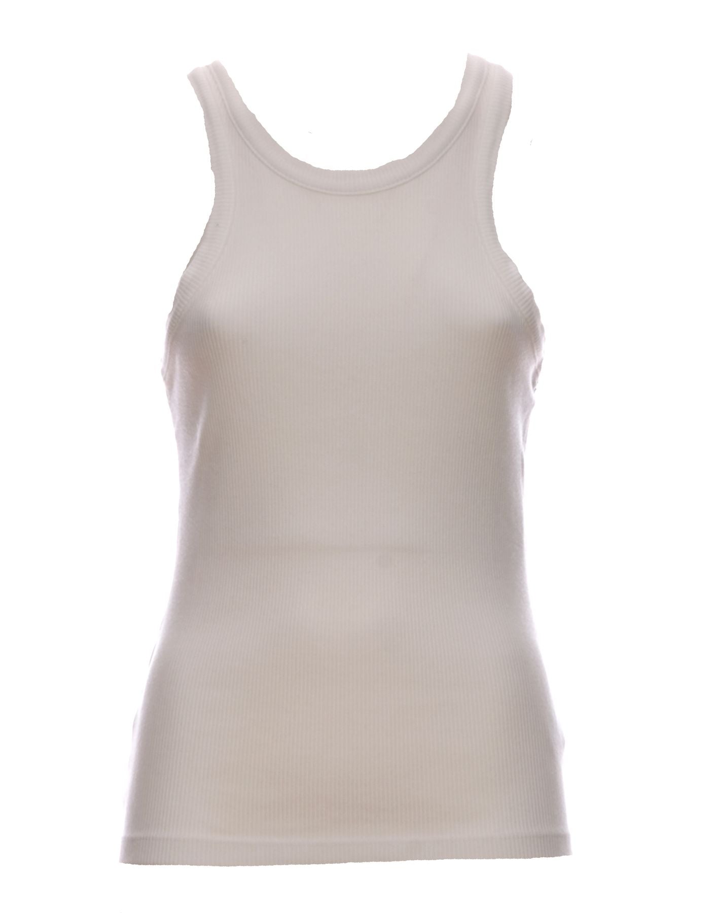 Tank top for woman A7101-1260 WHITE Agolde