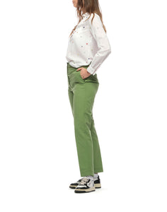 Pantalones para la mujer 10319 MY PANTS GREEN FORTE_FORTE