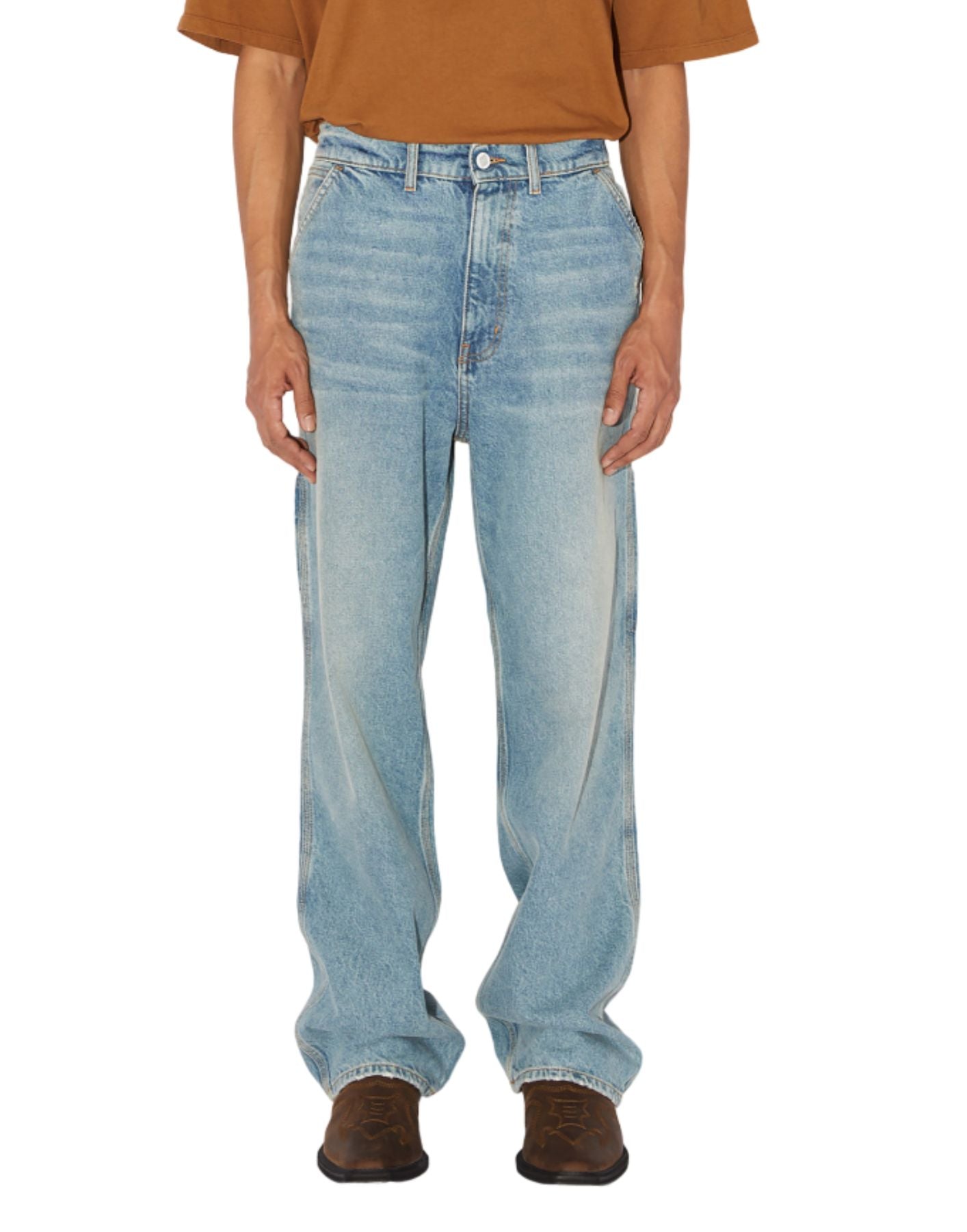Jeans da uomo AMU014D4691772 VERA VINTAGE Amish