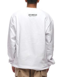 Sweatshirt for men HTC LOS ANGELES 21WHTMG006 WHITE