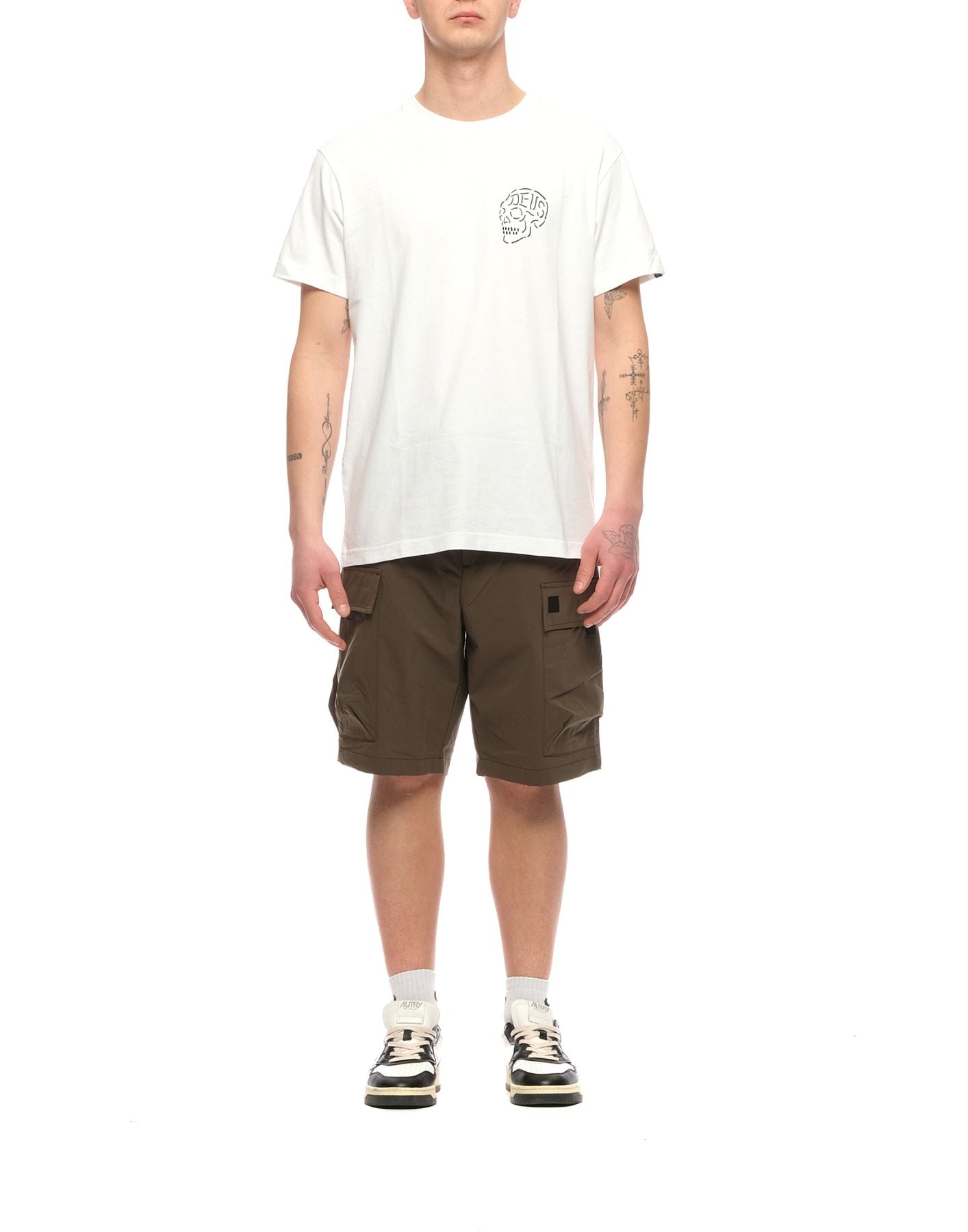 T-Shirt für Männer DMH31645C WHT Deus Ex Machina