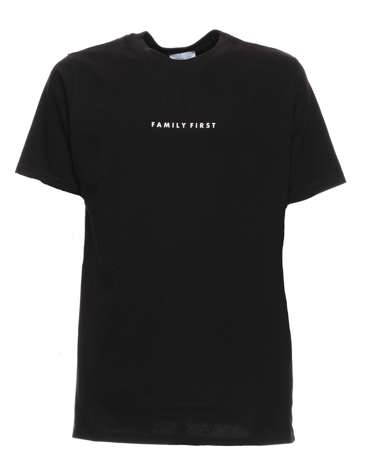 맨 박스 로고 블랙을위한 티셔츠 Family First