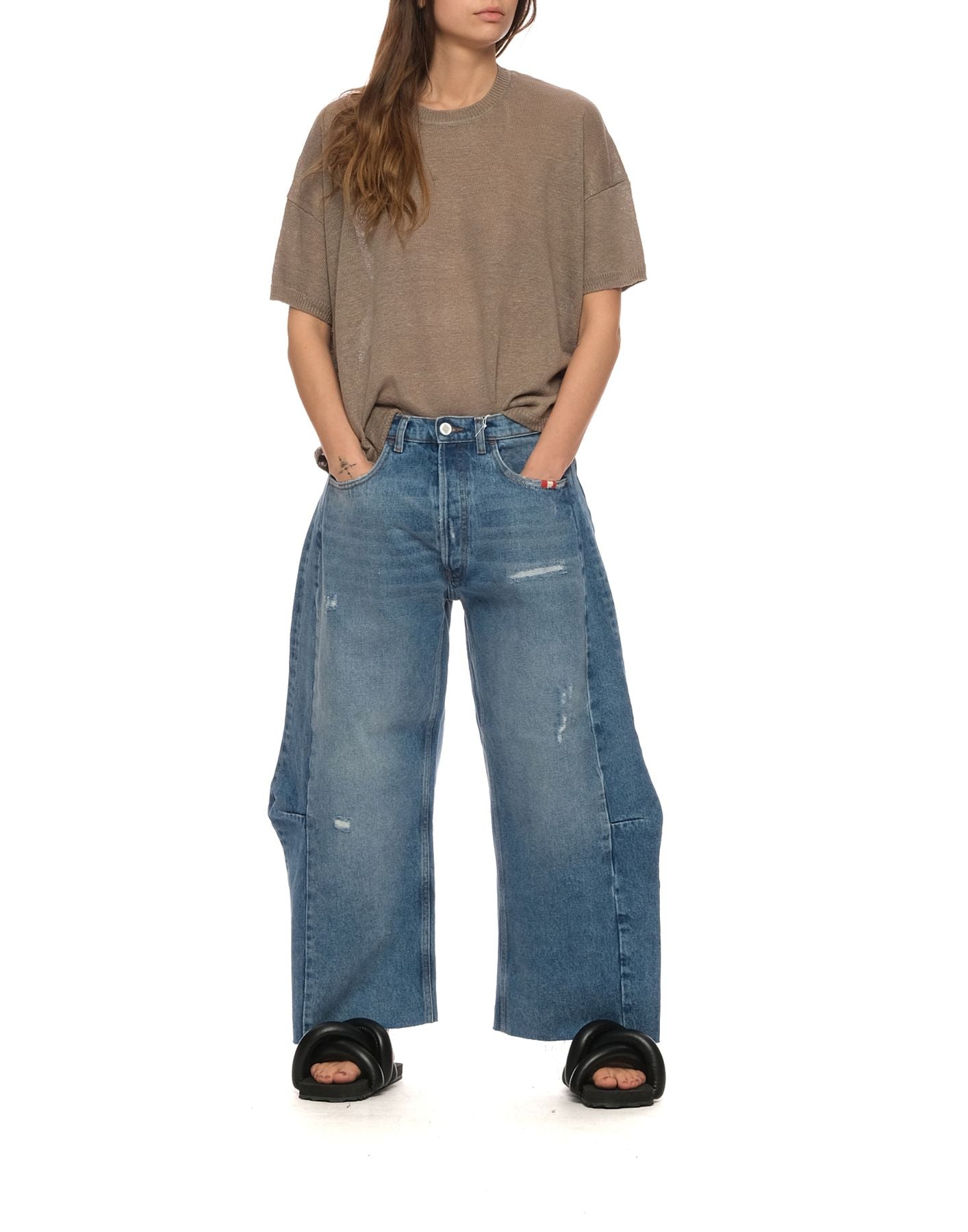 Jeans for woman P23AMD031D4352232 DENIM AMERICAN Amish