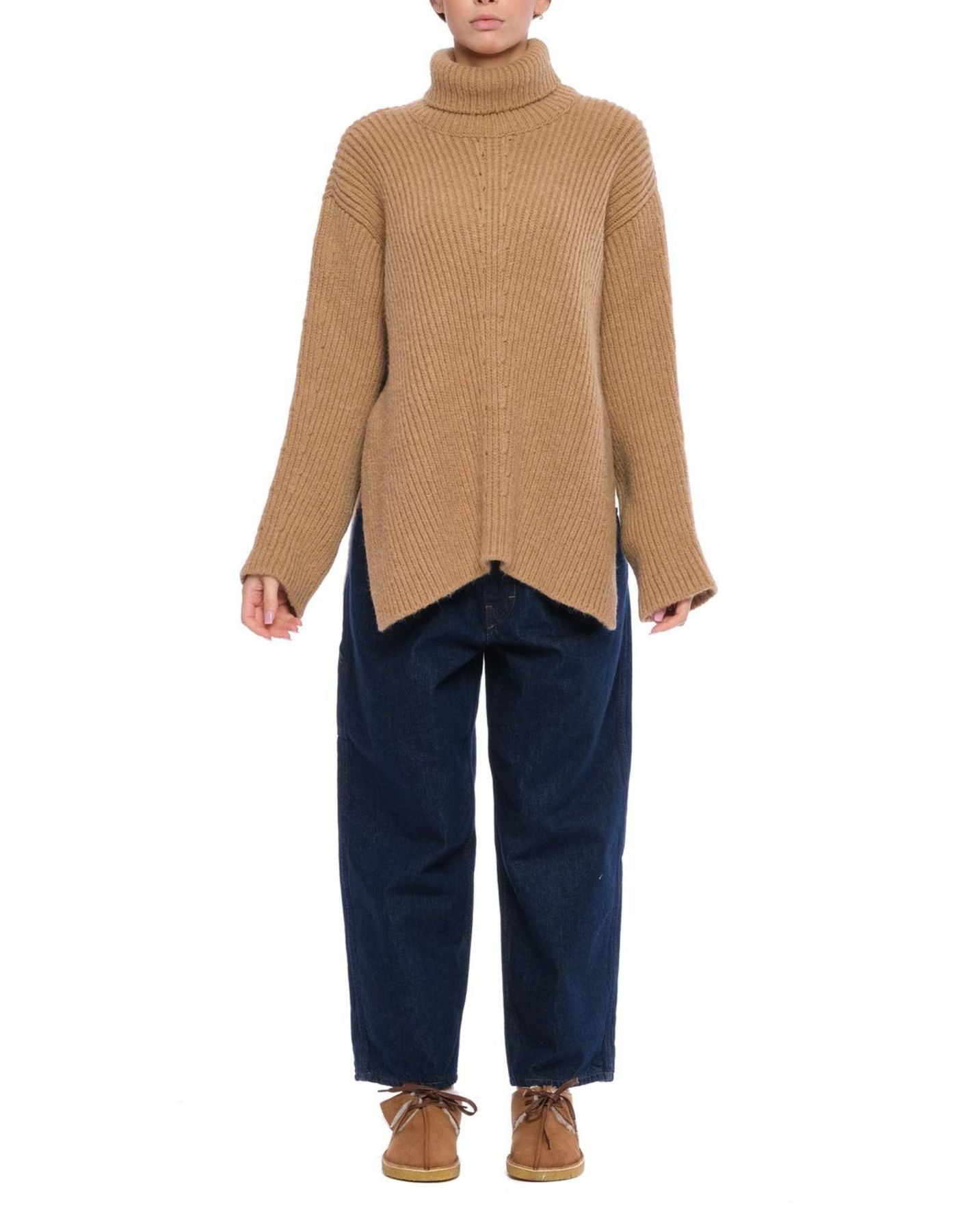 Sweater Frau Akep K11075 Cammello