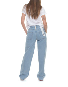 Jeans for woman AMD019D4691813 BROKEN BLEACH Amish