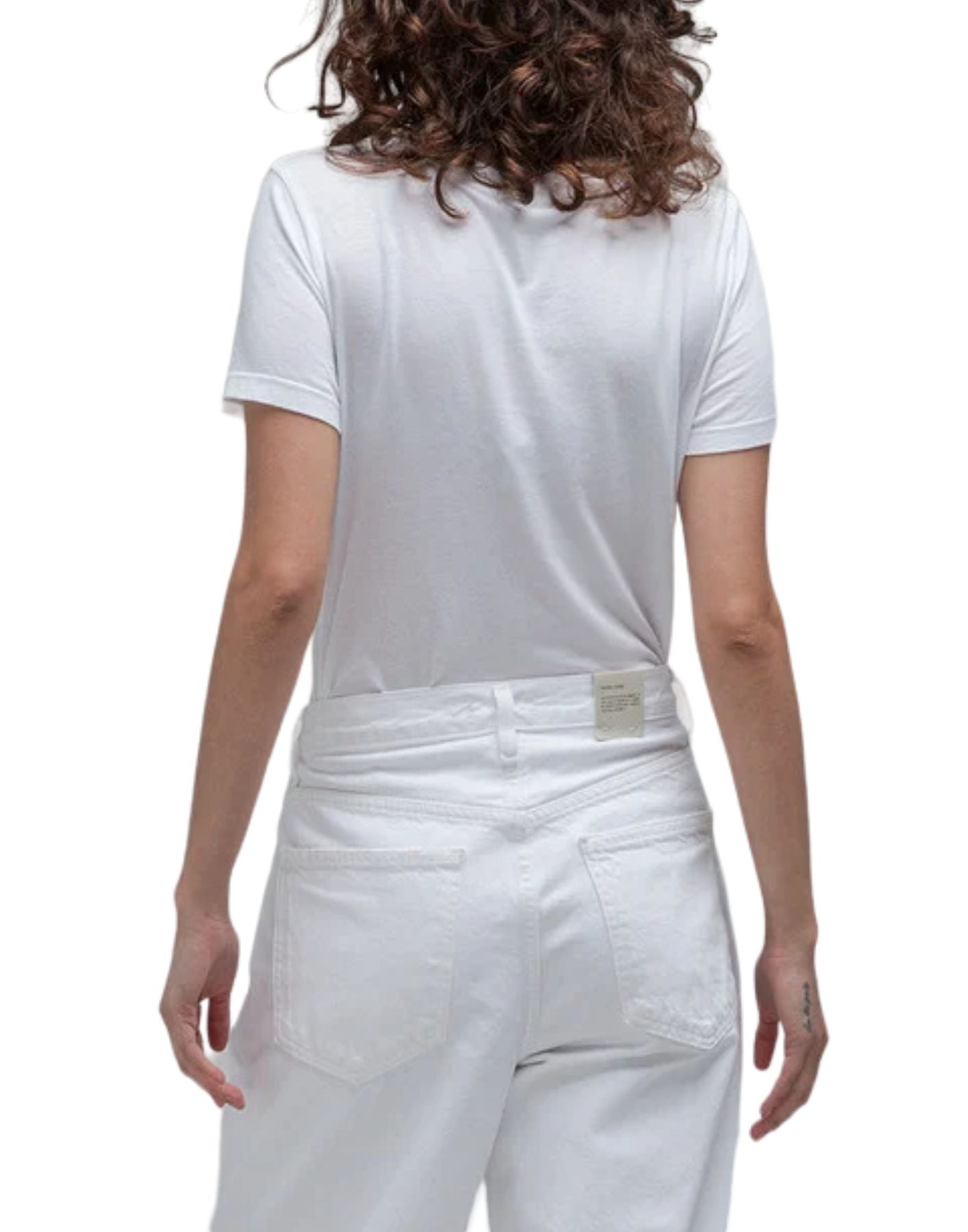 T-shirt for woman A7236-1496 WHITE Agolde
