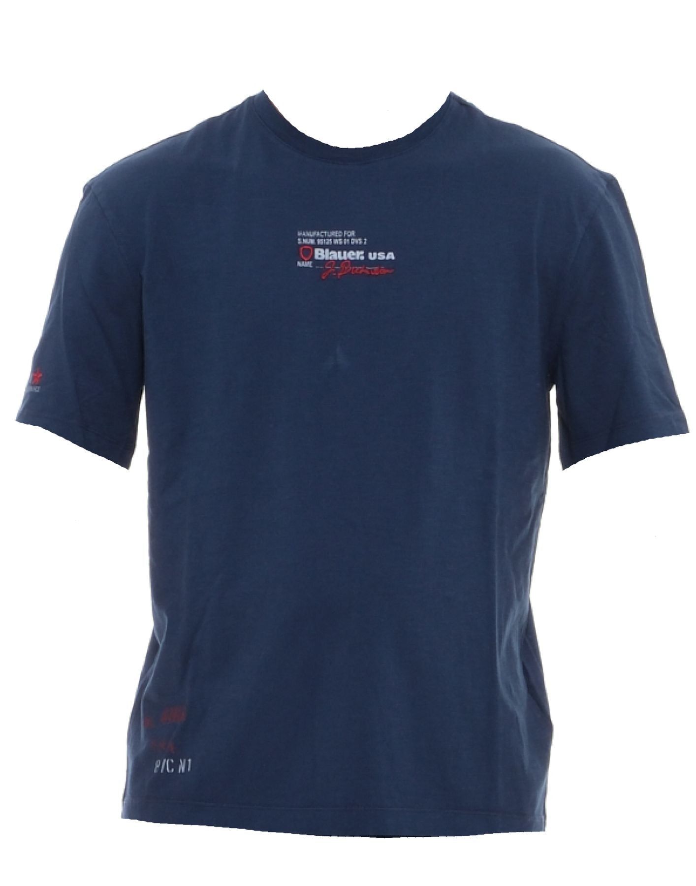T-Shirt für Mann 24Sbluh02354 005695 971 Blauer