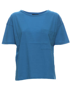 T-shirt for woman D2758TP 516 ELECTRIC BLUE ARAGONA