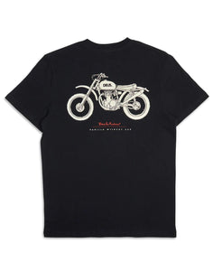 Camiseta para el hombre DMP241438A Negro Deus Ex Machina
