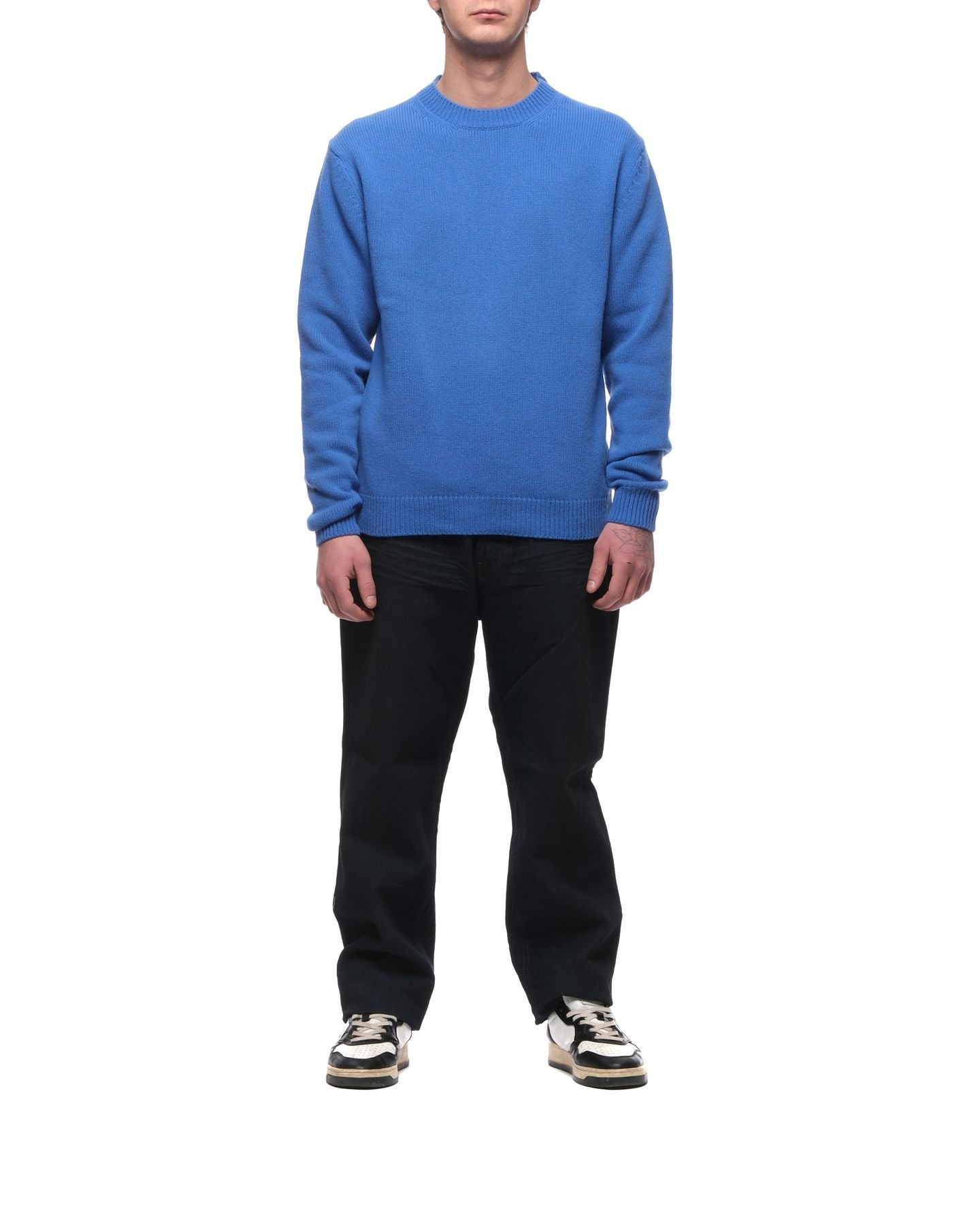 Sweater Man KNU42740464 Azzurro Barena