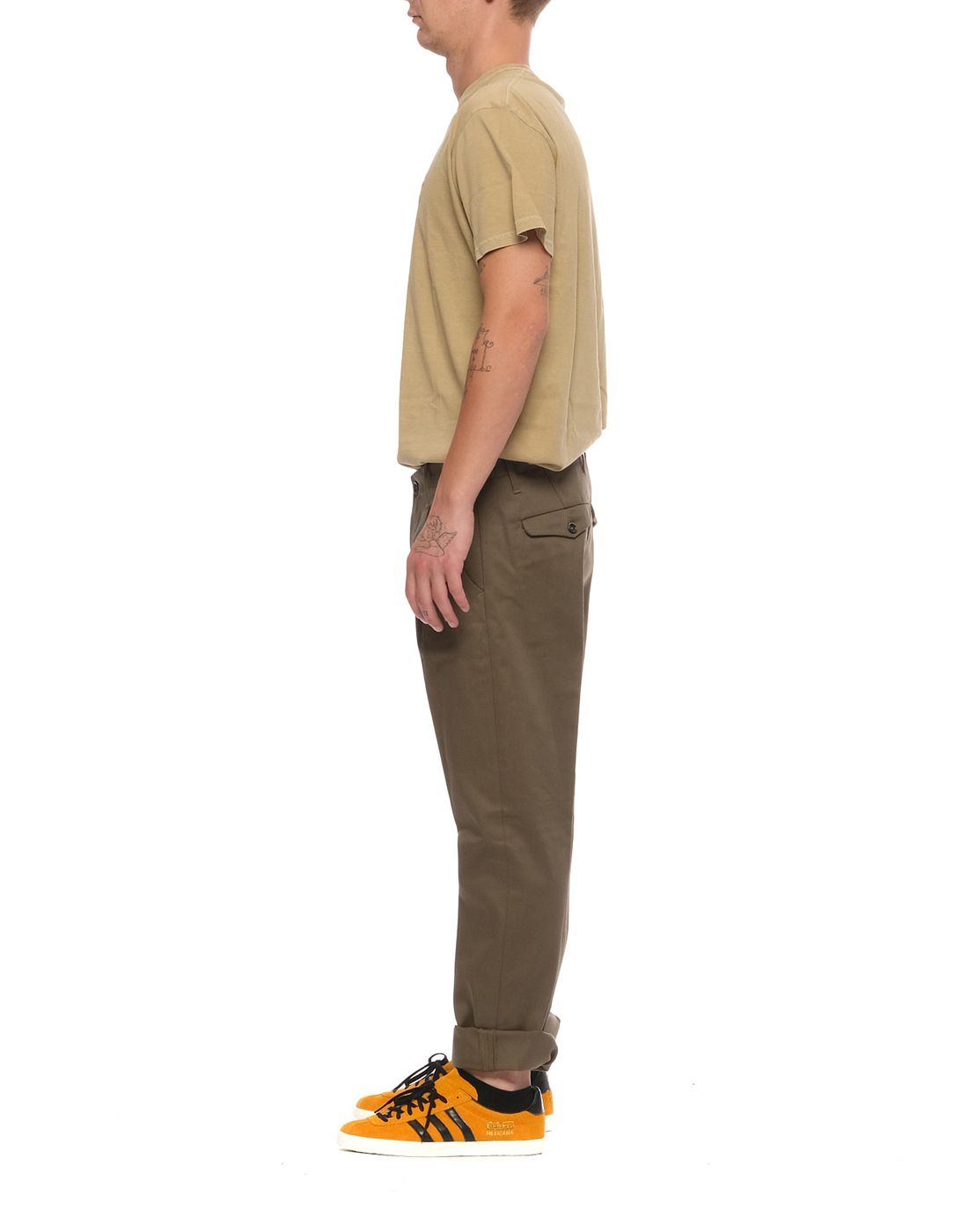 Pants for man FW22 FL108 FOLD OLIVE NINE:INTHE:MORNING