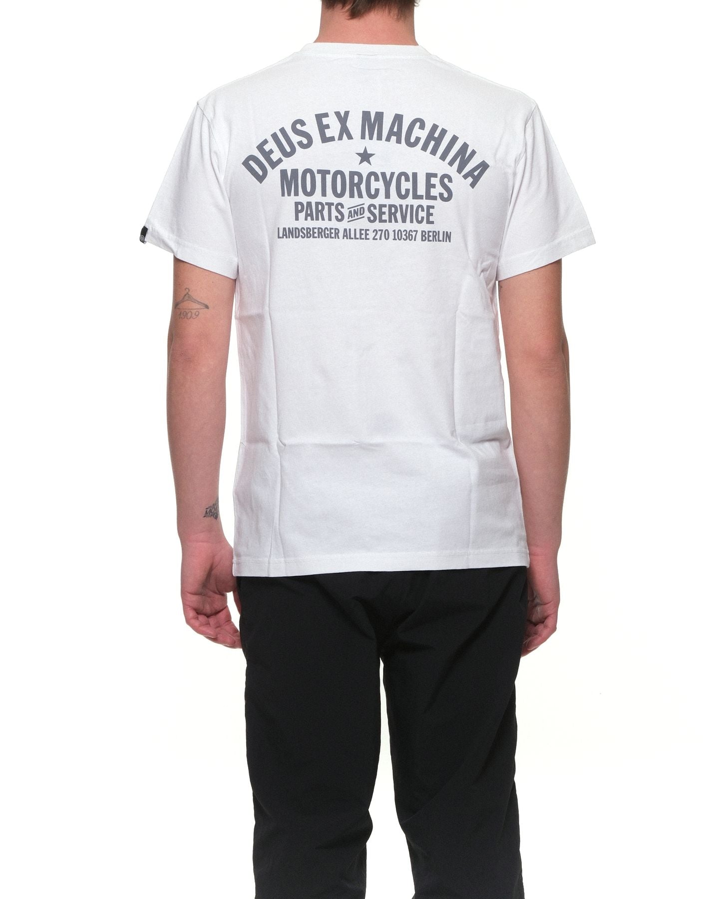 T-shirt pour l'homme dmw91808g berlin blanc Deus Ex Machina