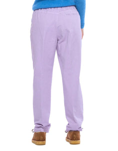 Pants for women FORTE - FORTE 8438 MY PANTS LILAC