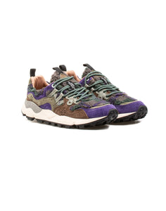 Zapatos para mujer yamano 3 uni violeta marrón Flower Mountain