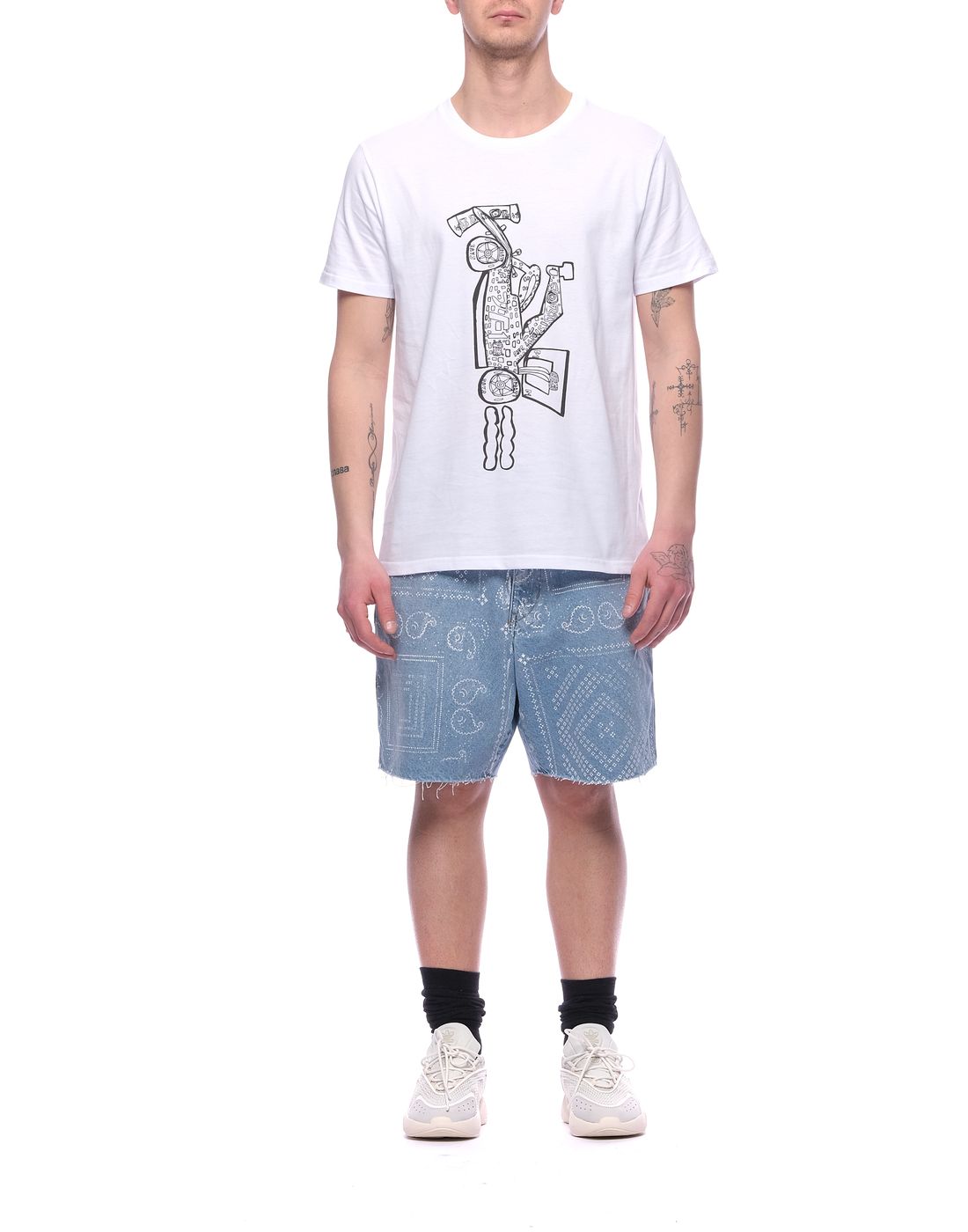 T-shirt for man Sporty 004 White ONELAB