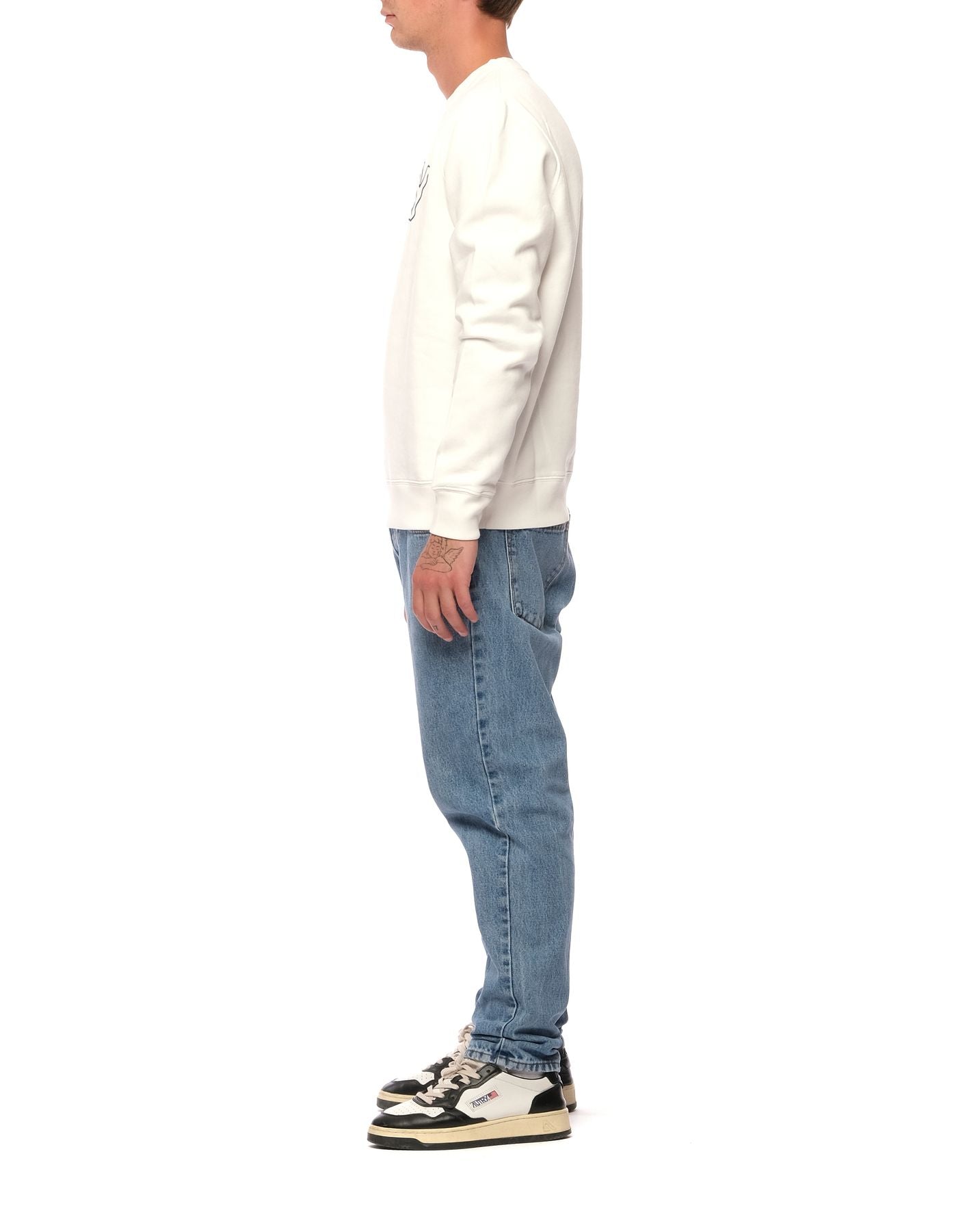Sweatshirt man SWIM 408W WHITE Autry