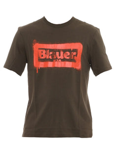 T-Shirt für Mann 24Sbluh02147 004547 685 Blauer
