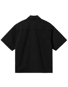 여성을위한 셔츠 I033275 BLACK CARHARTT WIP