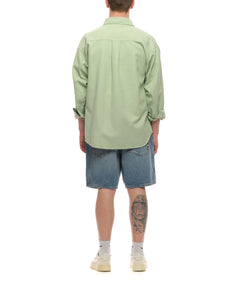 Shirt for man P23AMX028P3730569 PALE GREEN Amish